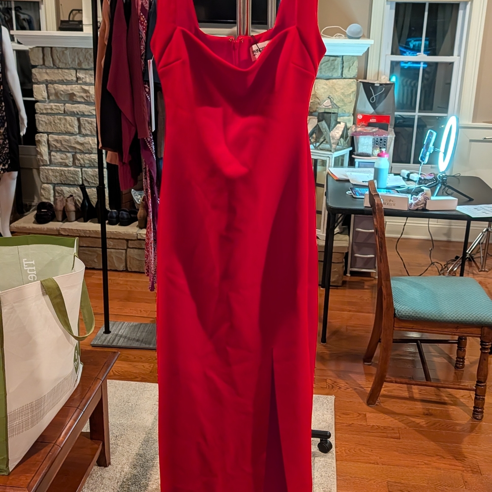 Princess Polly Strapless Red Dress